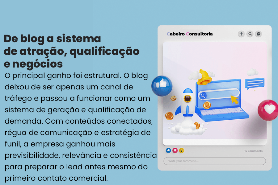Case de sucesso para conteúdos em blog e jornadas de inbound