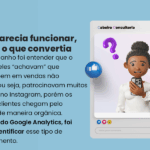 Com o Google Analytics foi possíel desvendar o que realmente gerava vendas