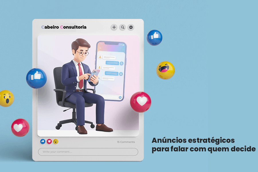 case anúncio de mensagem para empresas b2b