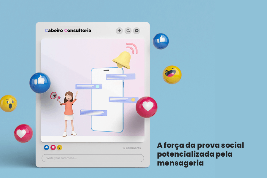 Case de sucesso com mensageria e prova social